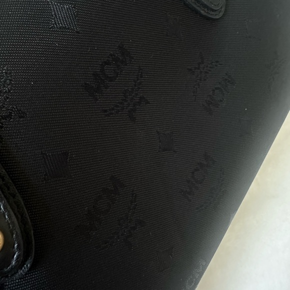 MCM Black Satchel Boston Bag - Picture 10 of 13